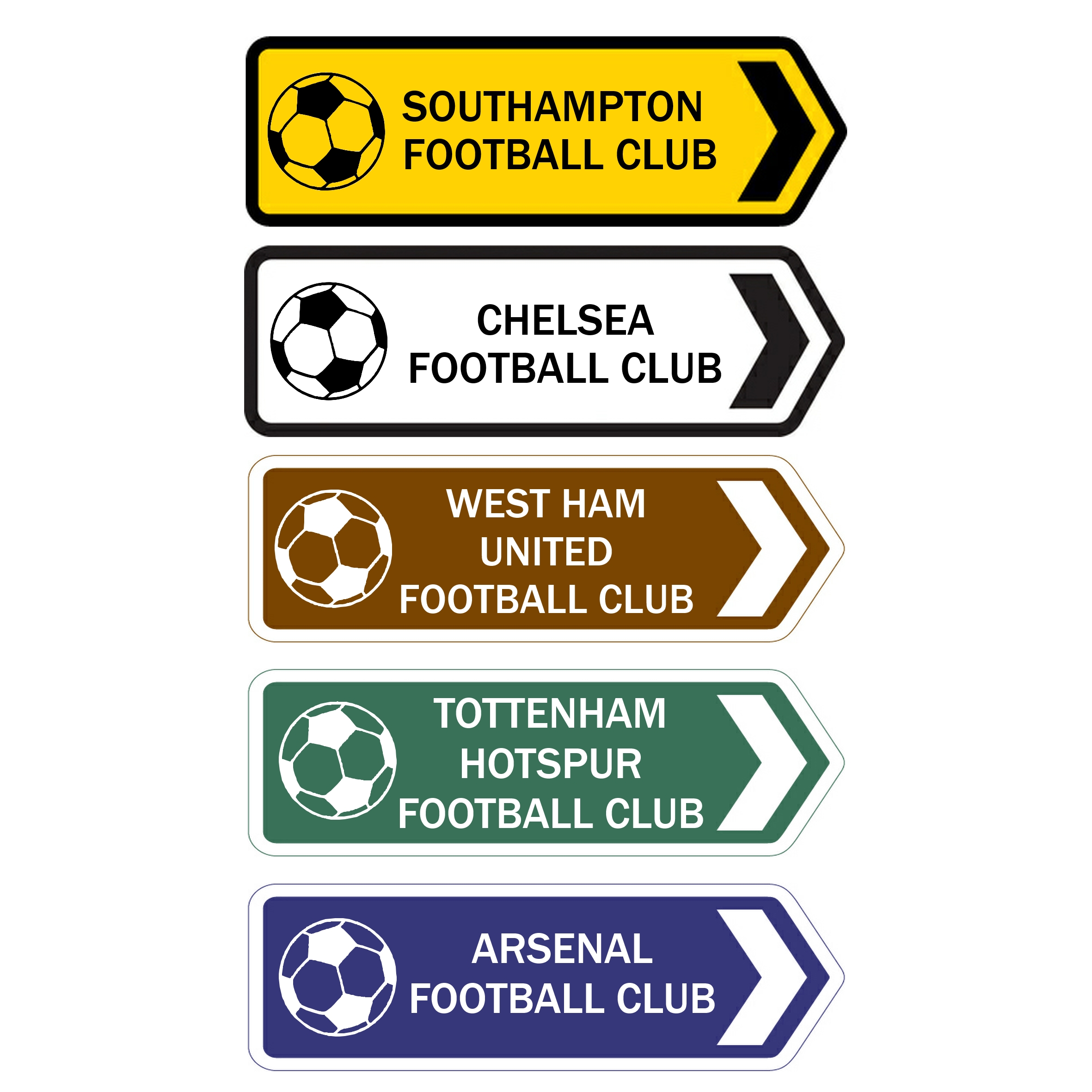 FOOTBALL CLUB VARIATIONS