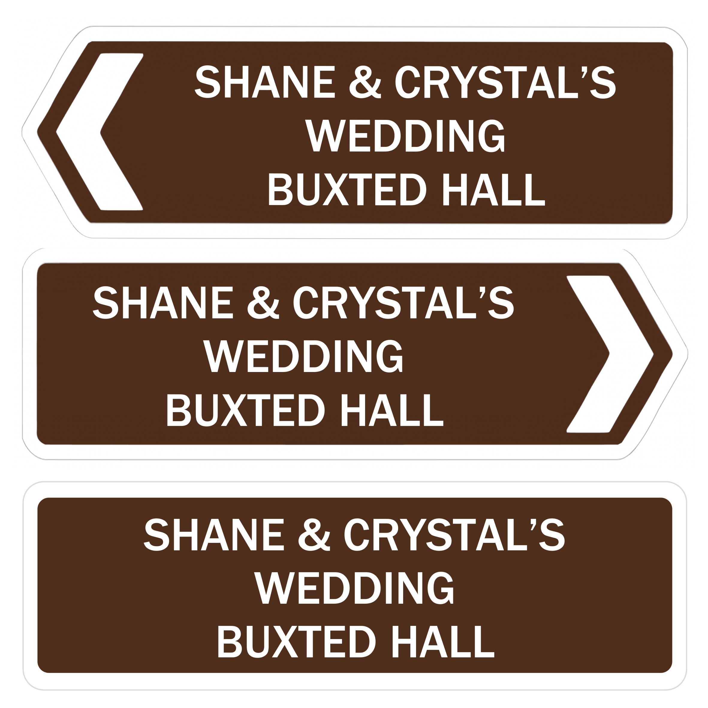 WEDDING DIRECTION VARIATIONS